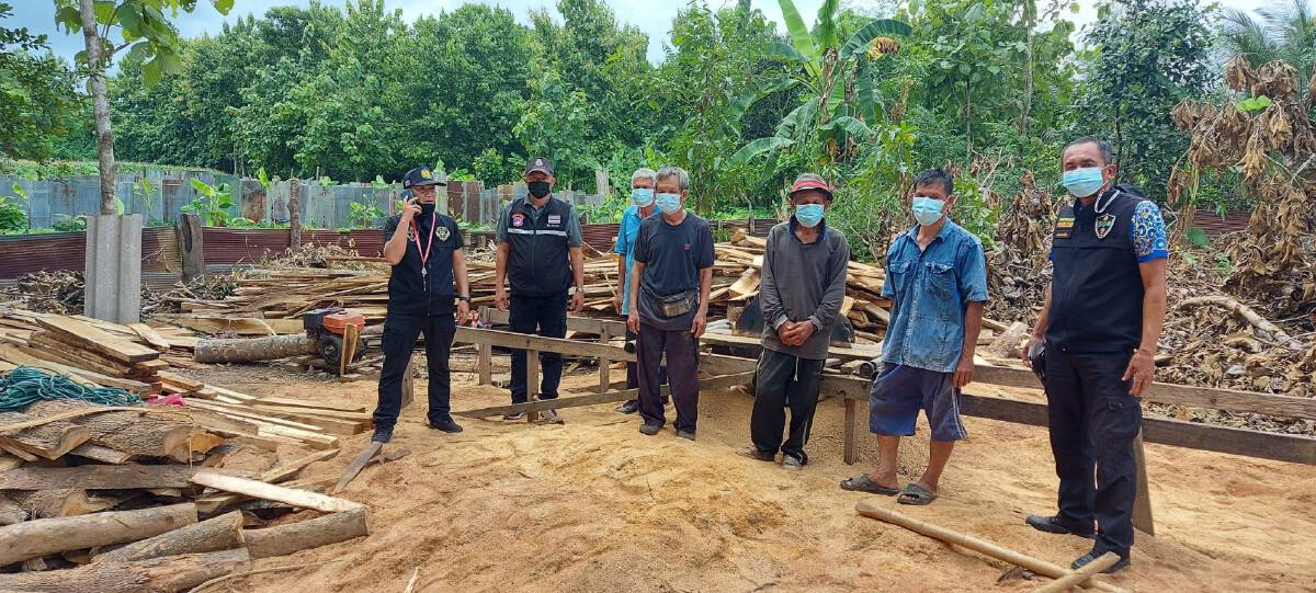 ป่าไม้รวบ3ผู้ต้องหา-ลักลอบแปรรูปไม้