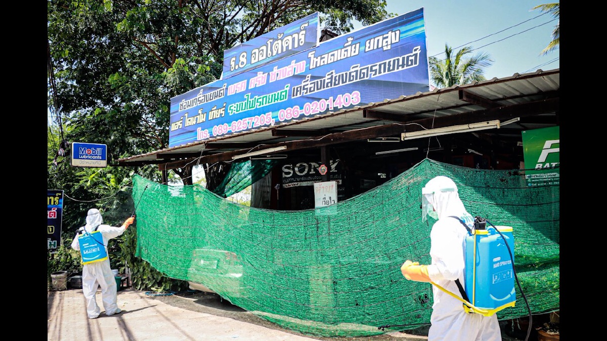 เร่งตรวจหากลุ่มเสี่ยงตลาดหนองหม่นหน้าค่ายร.8