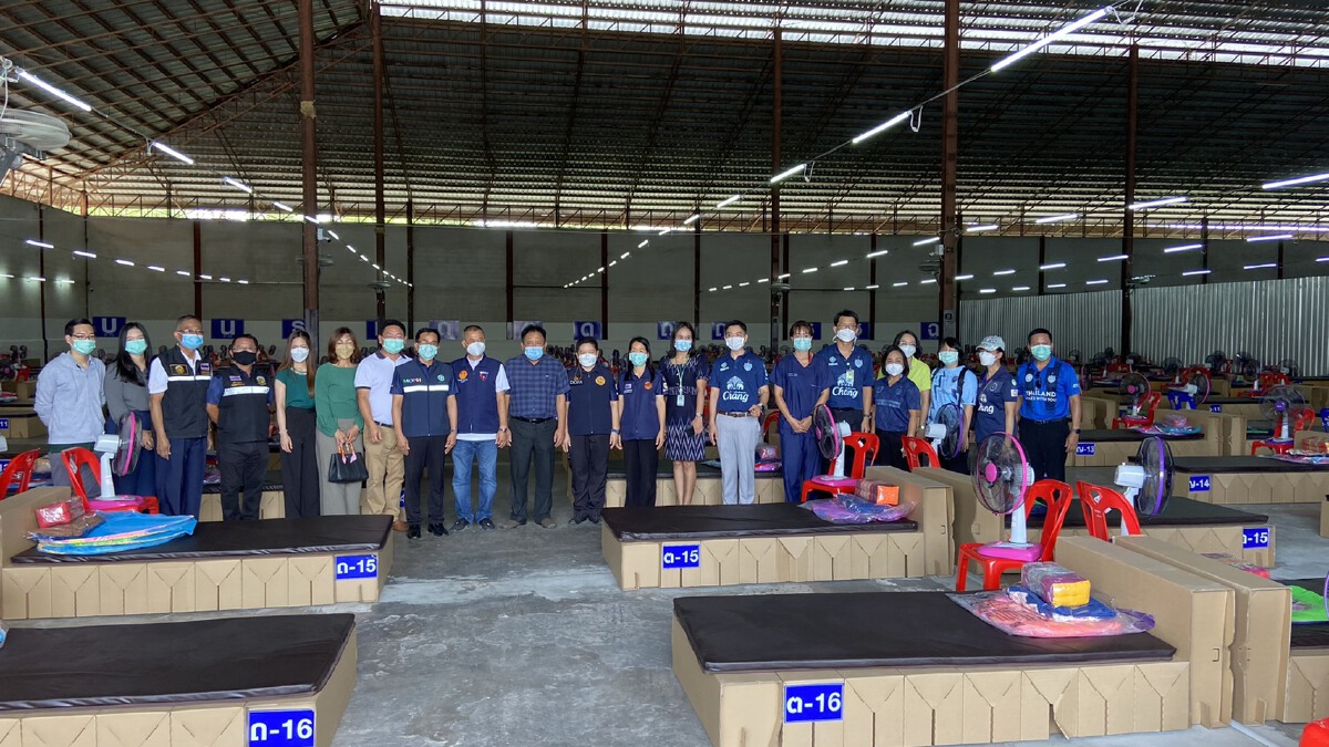 เปิด รพ.สนามแห่งที่ 2 อำเภอนางรองพร้อมรับผู้ป่วยกลับบ้าน