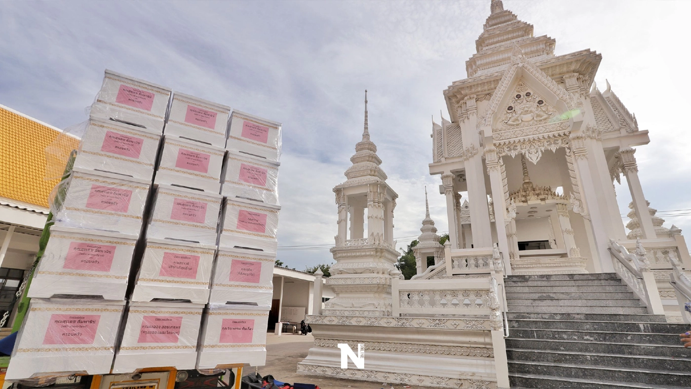 มอบโลงศพให้กับผู้ยากไร้ "โควิด-19" จำนวน 300 ใบ ให้กับวัดชินวรารามวรวิหาร