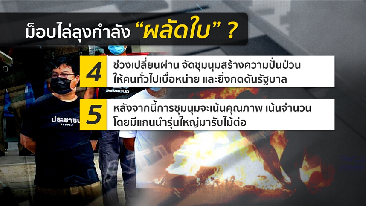 แกนนำเด็กนั่งดู...ม็อบไล่ลุงตู่ยุค“ผลัดใบ” 