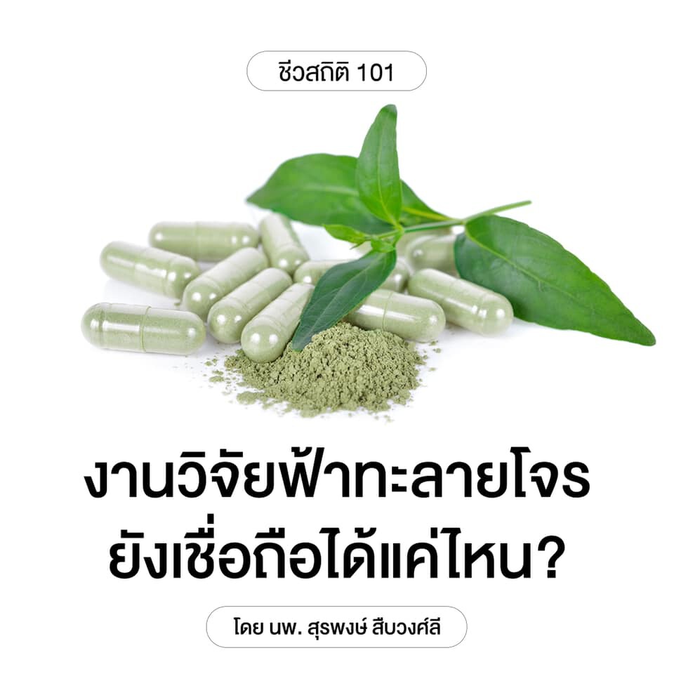 สรุปเหตุการณ์ถอนงานวิจัยฟ้าทะลายโจร