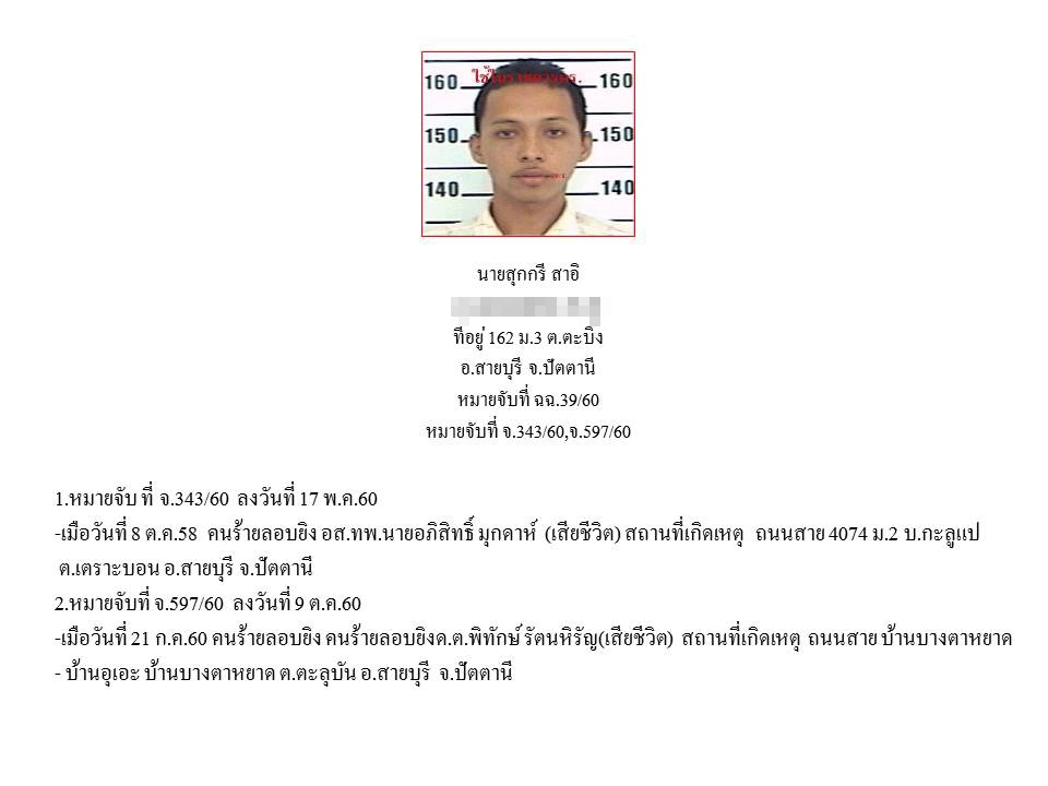 ปิดล้อมปะทะวิสามัญคนร้ายเสียชีวิต 1 ราย