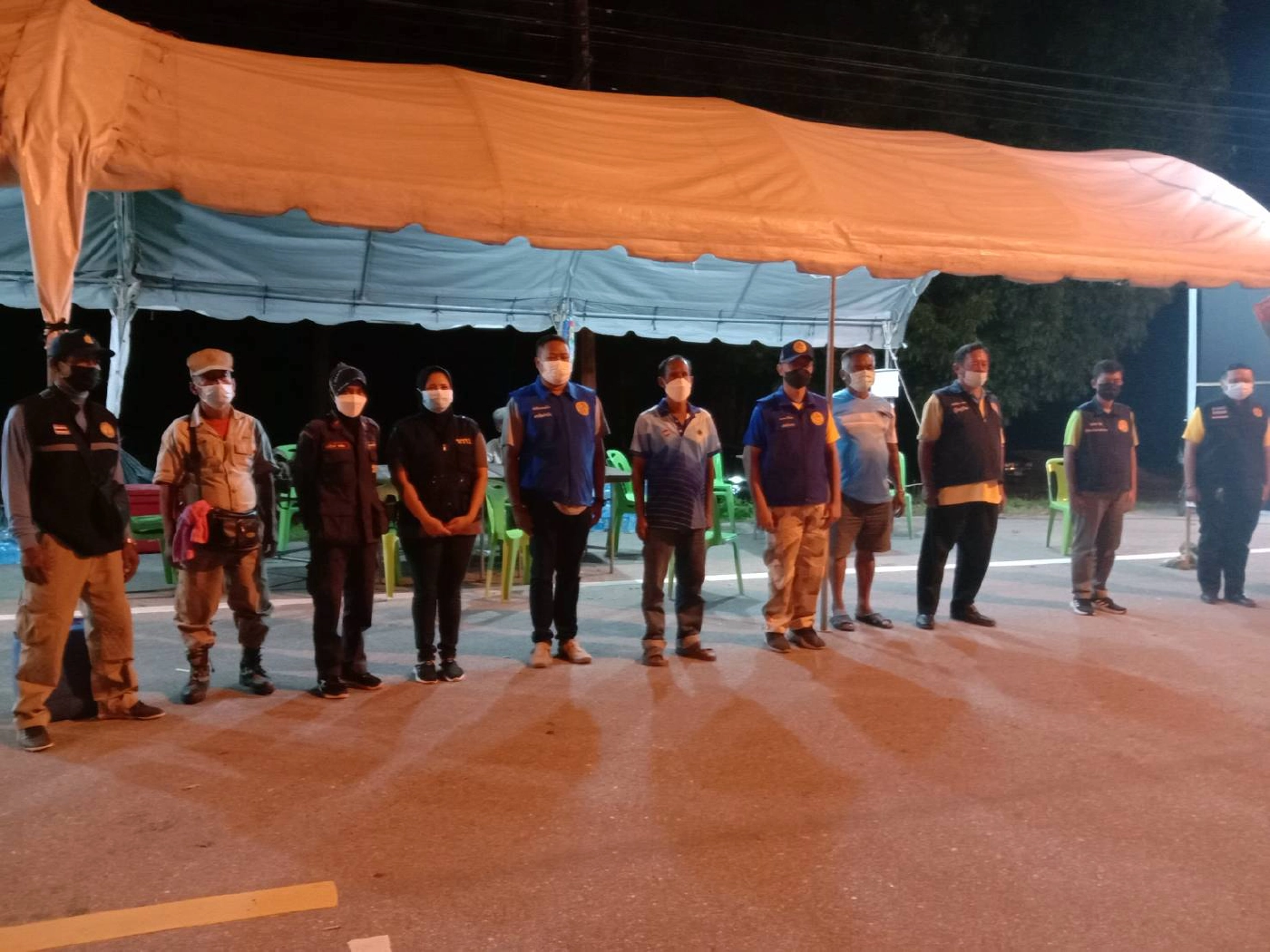 คุมเข้มเคอร์ฟิวส์หมู่บ้านระนอง ยับยั้งการแพร่ระบาดโควิด-19