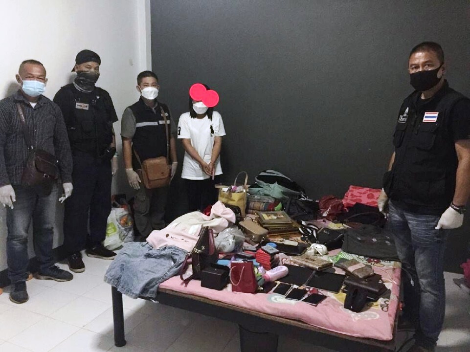 รวบโจรสาวตระเวนงัดบ้าน อ้างพิษโควิดตกงาน
