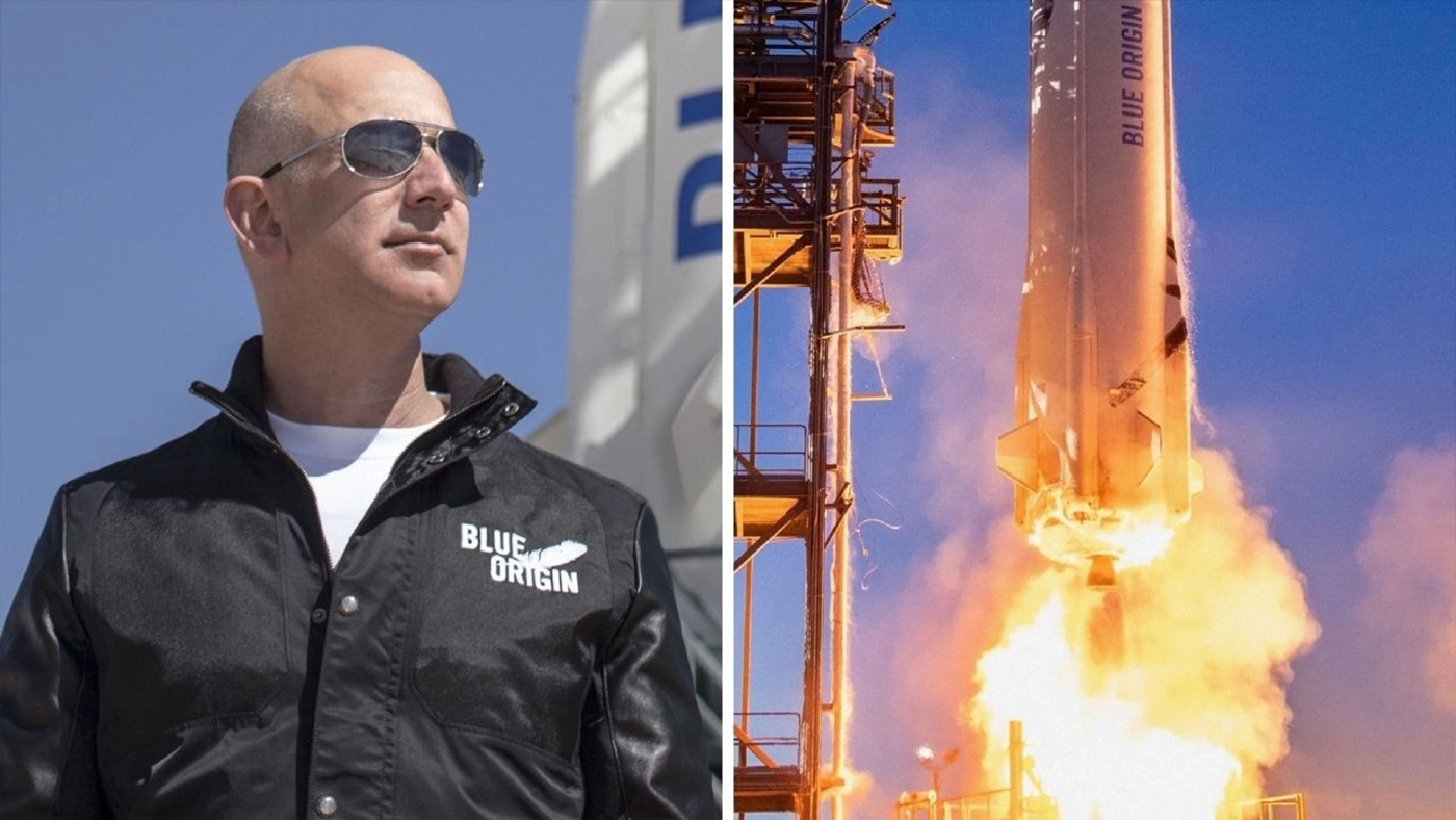 เจฟ เบโซส์  ผู้บริหาร Blu Origin บริษัทเอกชนรายแรกที่เข้าสู่สนามธุรกิจอวกาศ
