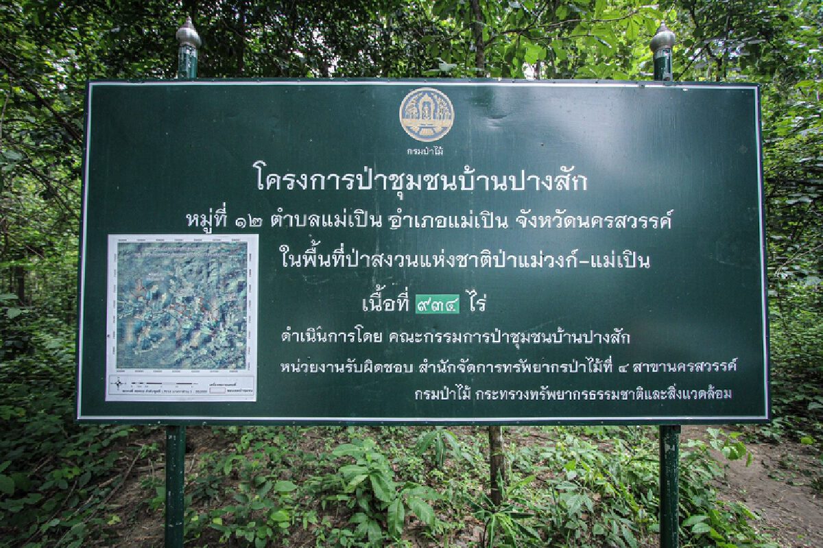 แฟ้มภาพ : ป่าชุมชนบ้านป่าสัก จ.นครสวรรค์