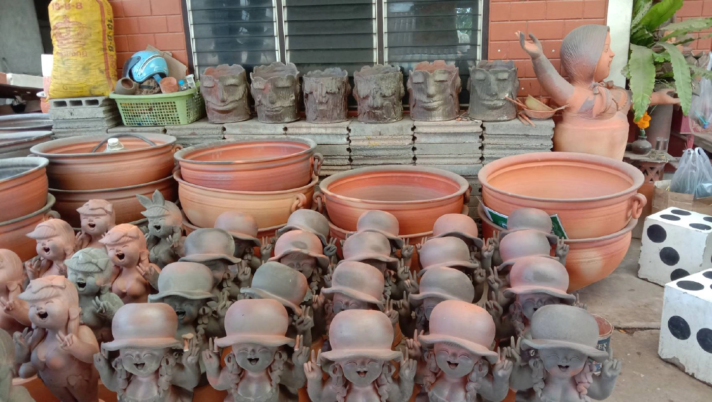 ยอดพุ่ง ! เครื่องปั้นดินเผาด่านเกวียนขายดีช่วงโควิดระบาด