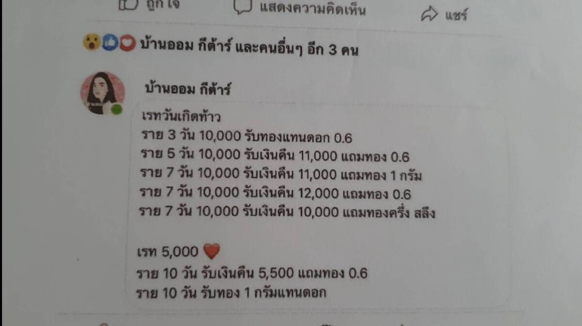 เหยื่อบ้านออมทรัพย์กีต้าแห่แจ้งความ