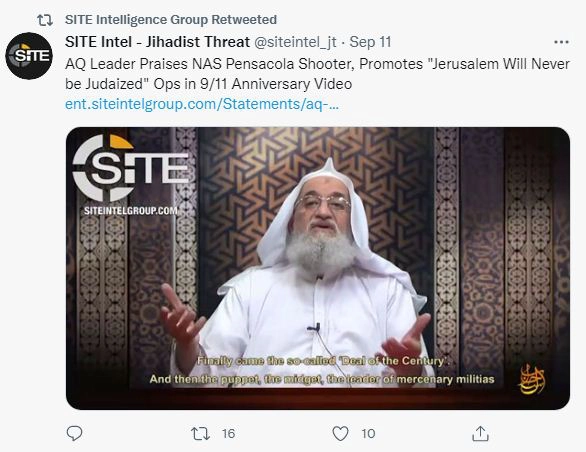 ผู้นำอัลไกดาปล่อยคลิปวันครบรอบ 20 ปี 9/11