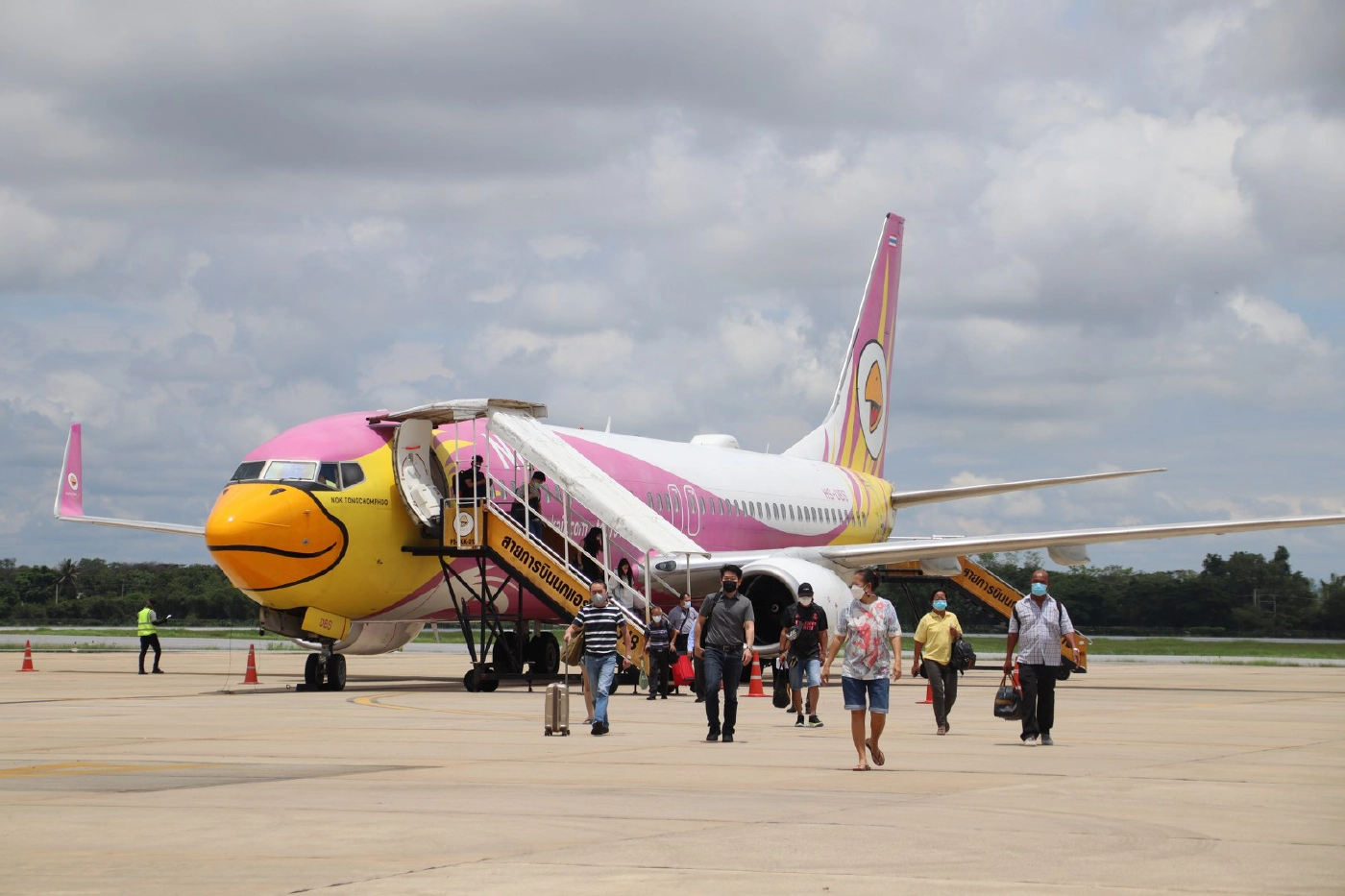 ไฟท์แรก "ดอนเมือง-พิษณุโลก"เคร่งครัดมาตรการโควิด-19