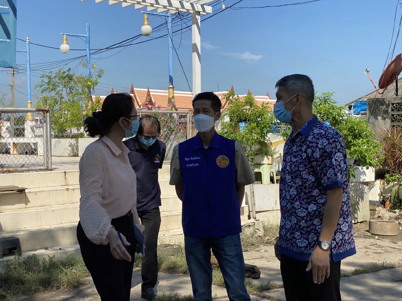 เฝ้าระวังชุมชนตลาดขวัญ ชุมชนเก่าแก่ ติดกับแม่น้ำเจ้าพระยา