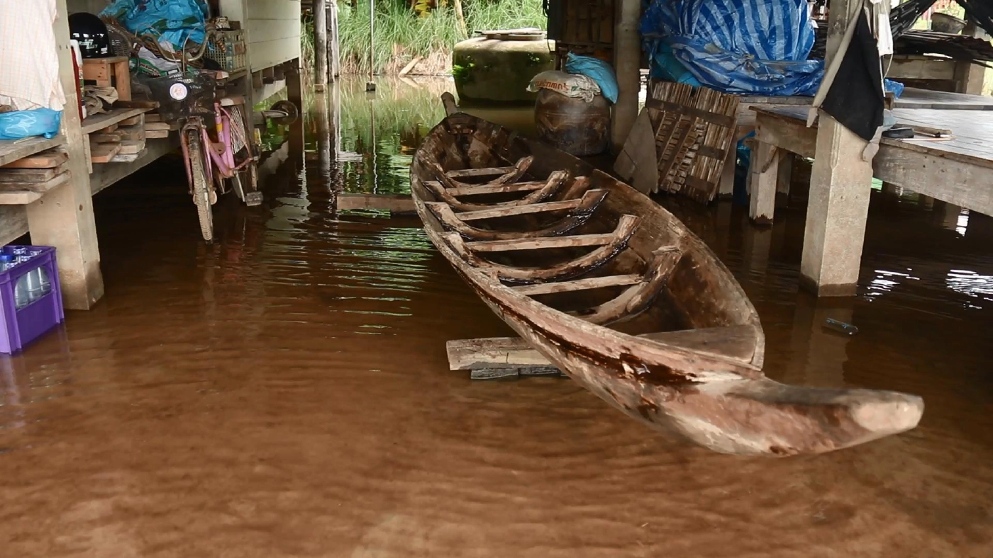 แม่น้ำยมท่วมเพิ่ม-ชาวบ้านเตรียมรับน้ำจากตอนบน