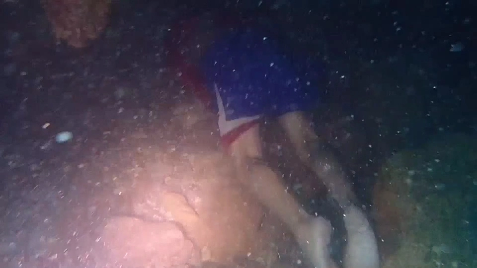 คลื่นซัดคนงานเก็บรังนกนางแอ่นจมก้นทะเลลึก