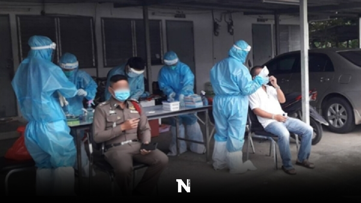 วุ่นไปทั้งโรงพัก หลังผกก.สภ.บางแม่นาง ติดโควิดทั้งที่ฉีดวัคซีนไป 4 เข็ม