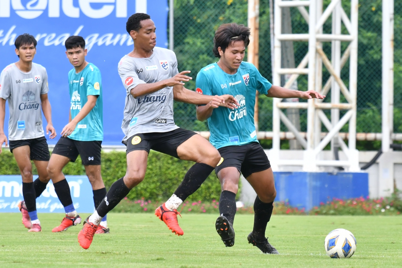 ช้างศึก U23 ลงอุ่นเครื่องกันเองรอบสอง "โค้ชก้าง"พอใจเด็กพัฒนาต่อเนื่อง