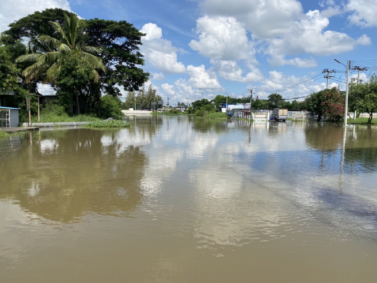 น้ำลำตะคองไหลเข้าท่วมต.ปรุใหญ่200หลังคาเรือน