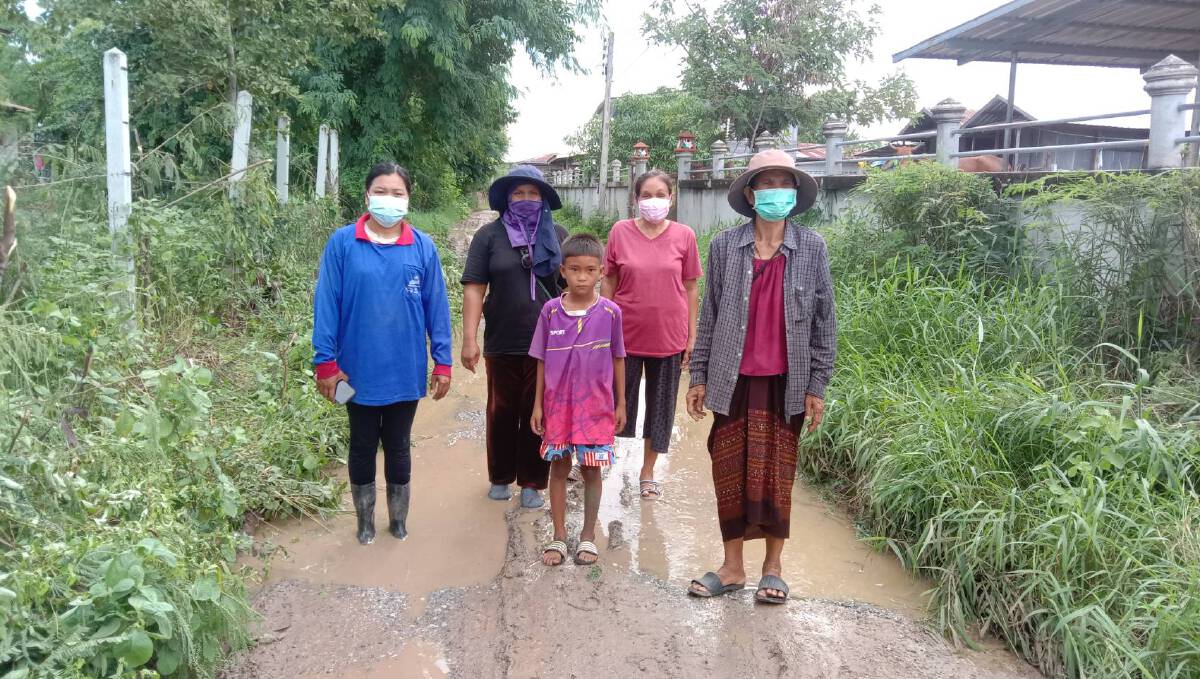 ปลูกข้าวประชดถนนโคลน เละแบบนี้มา60ปีไม่มีเปลี่ยนแปลง