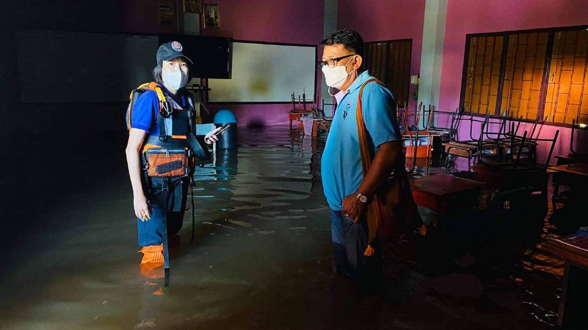 น้ำท่วมสุโขทัยอ่วม"วัด-สถานศึกษา"จมบาดาล