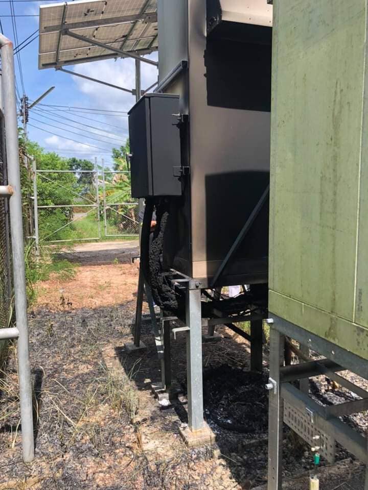 ไฟไหม้ห้องเก็บเอกสาร อบต.มายอ ปัตตานี