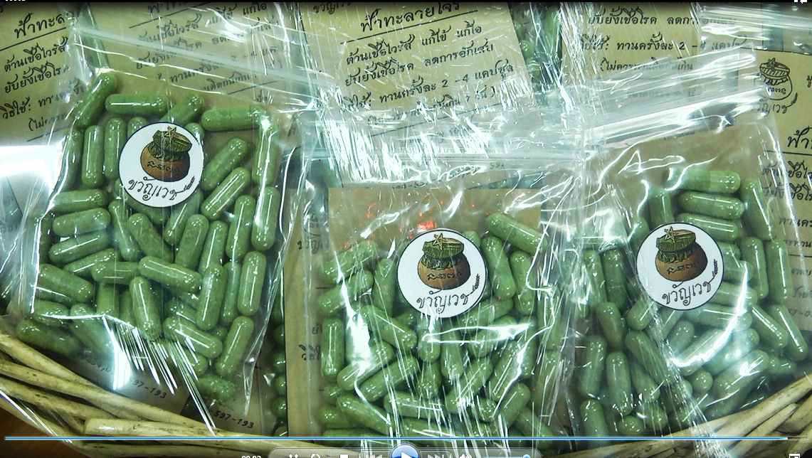 หมอพื้นบ้านมอบสมุนไพรให้โรงพยาบาลนำไปรักษาผู้ป่วยโควิดสีเขียว