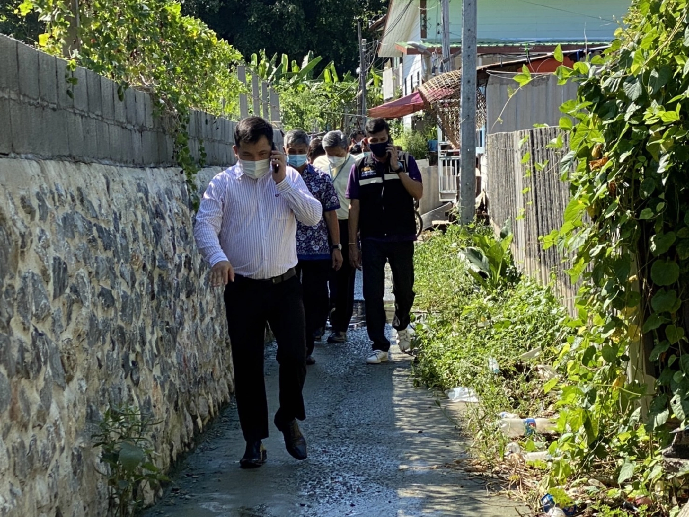 เฝ้าระวังชุมชนตลาดขวัญ ชุมชนเก่าแก่ ติดกับแม่น้ำเจ้าพระยา