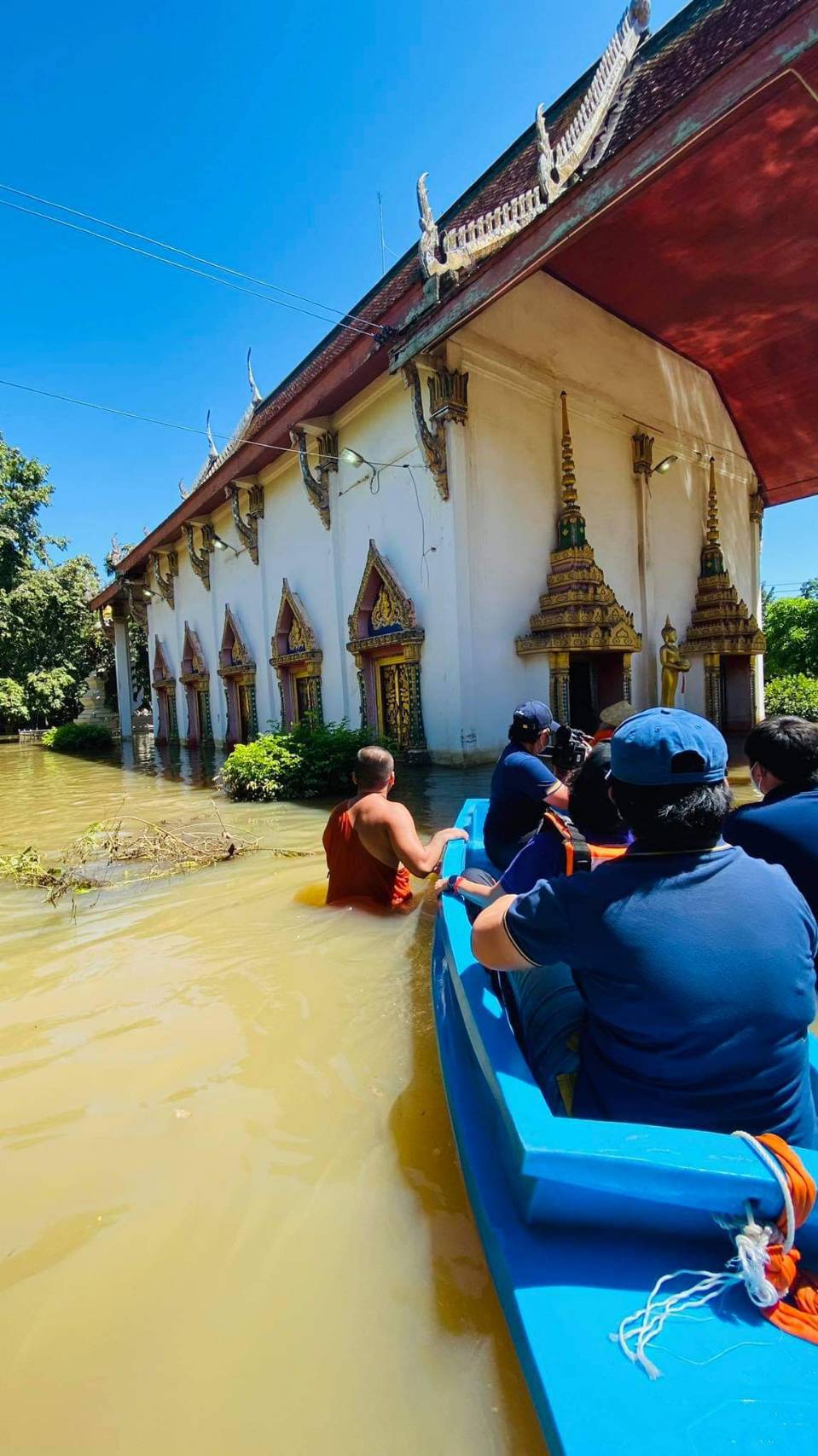 น้ำท่วมสุโขทัยอ่วม"วัด-สถานศึกษา"จมบาดาล