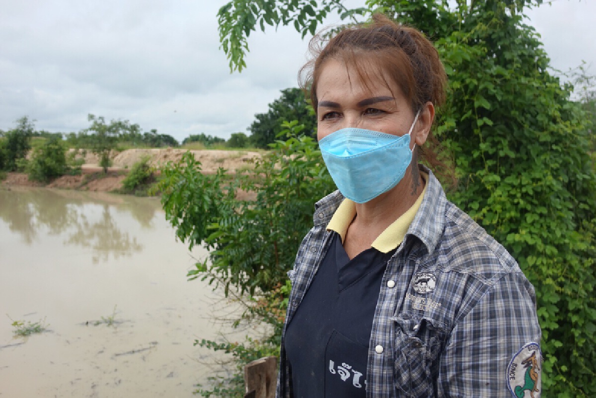 ชาวบ้านแตกตื่น-พบจระเข้ในอ่างเก็บน้ำท่าดินแดง
