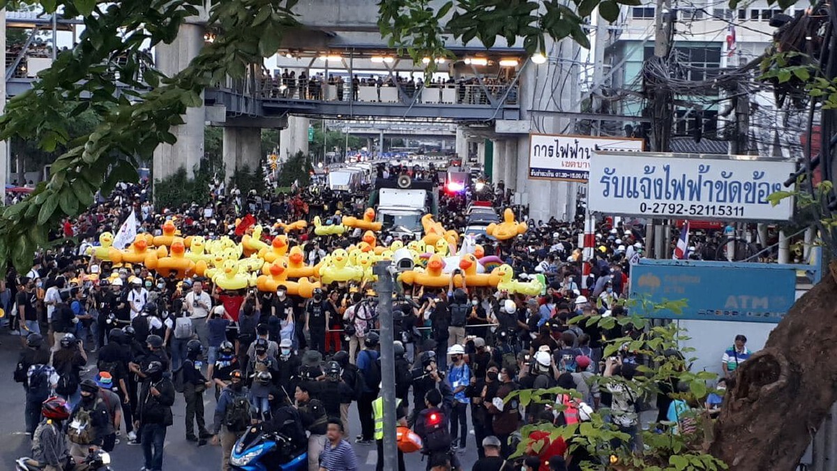 อัยการเตรียมสั่งฟ้อง ม.112 คดีม็อบปลดอาวุธศักดินาหน้าราบ 11 เมื่อปี 63