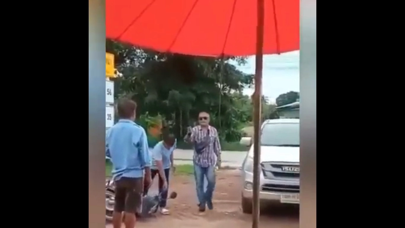 “พ.ต.ท.”เมากร่าง ทำร้ายร่างกาย-ชักปืนขู่