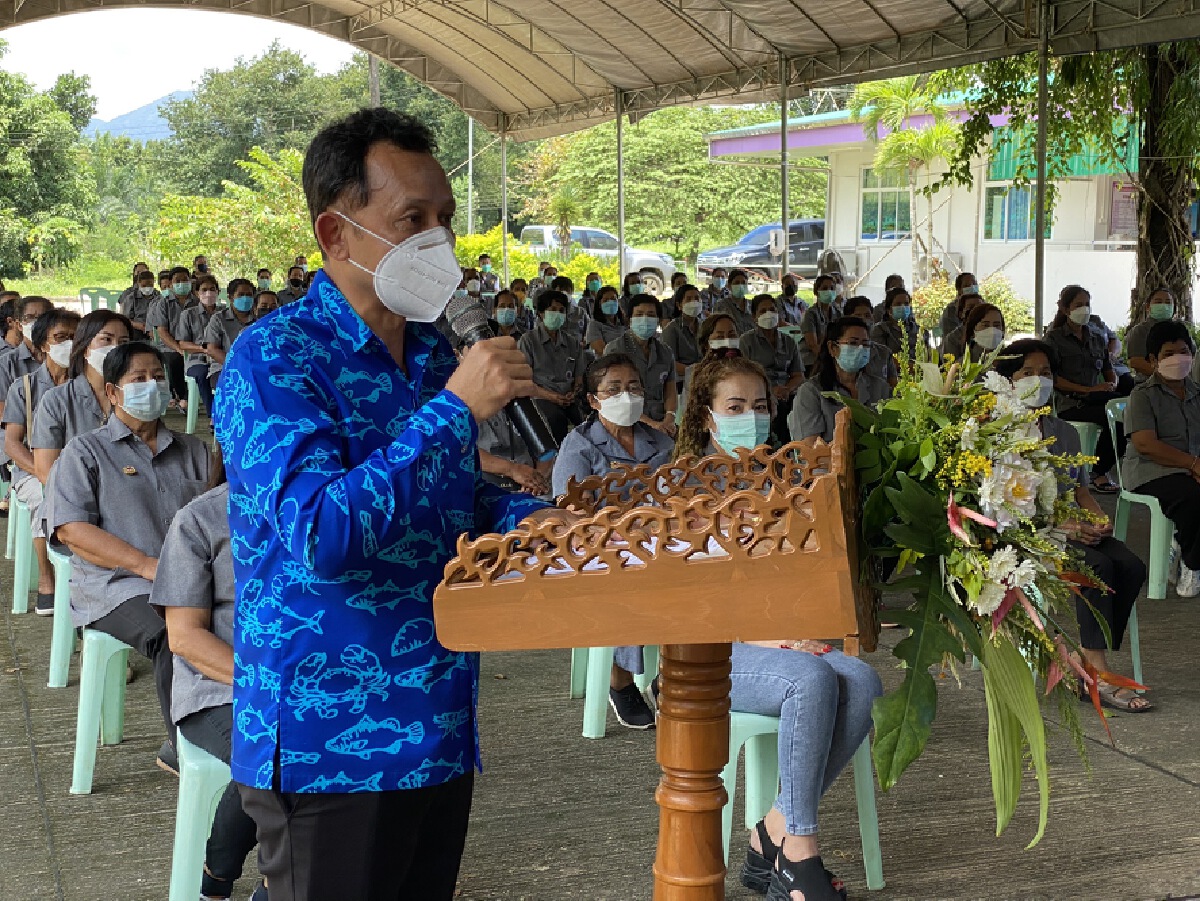 จุรินทร์ โดนตรวจ  ATK ก่อนเข้าจังหวัดพังงา