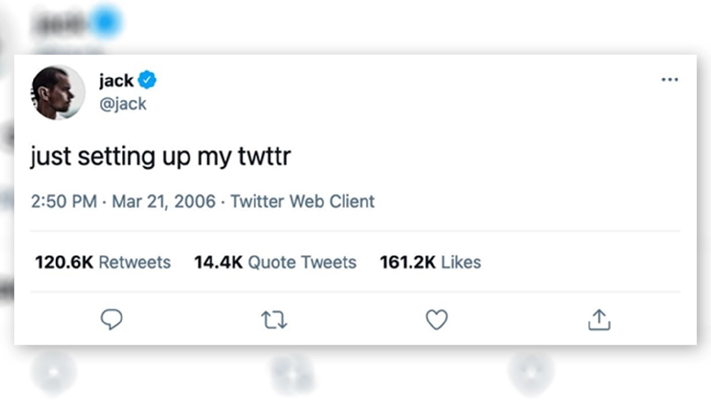 ทวิตแรกของโลกกับราคาขายใน NFT ราว 94 ล้านบาท