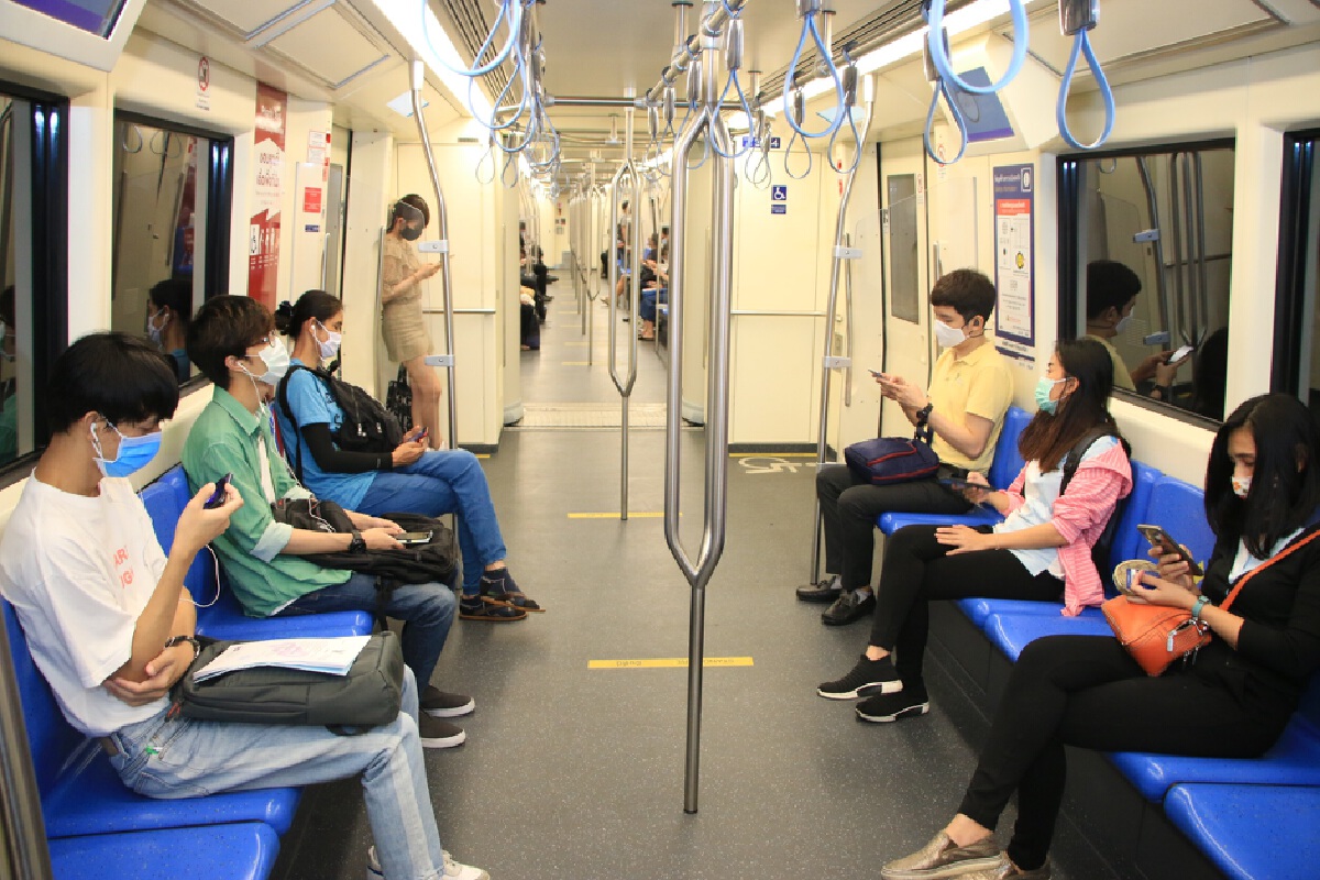 MRT คุมเข้มจำกัดผู้โดยสารไม่เกิน 75% หลังคลายล็อก