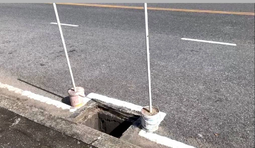 ทม.กระบี่ตั้งรางวัลนำจับ 5,000 บาท โจรขโมยฝาครอบคูระบายน้ำ