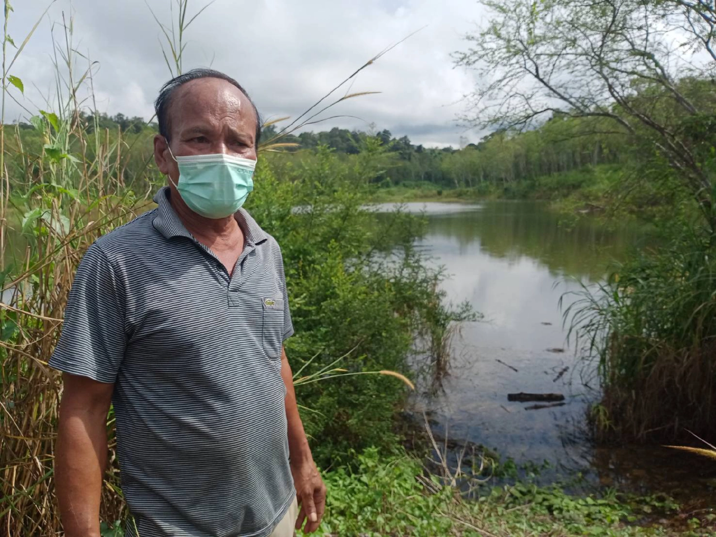 เกษตรกรพบพระยิ้มร่า-น้ำเต็มสระในรอบ10ปี