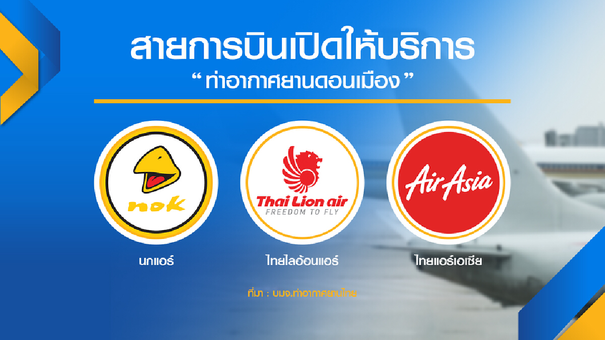 ดอนเมืองคาด ไฮซีซั่น ผู้โดยสาร 4 หมื่นคน/วัน