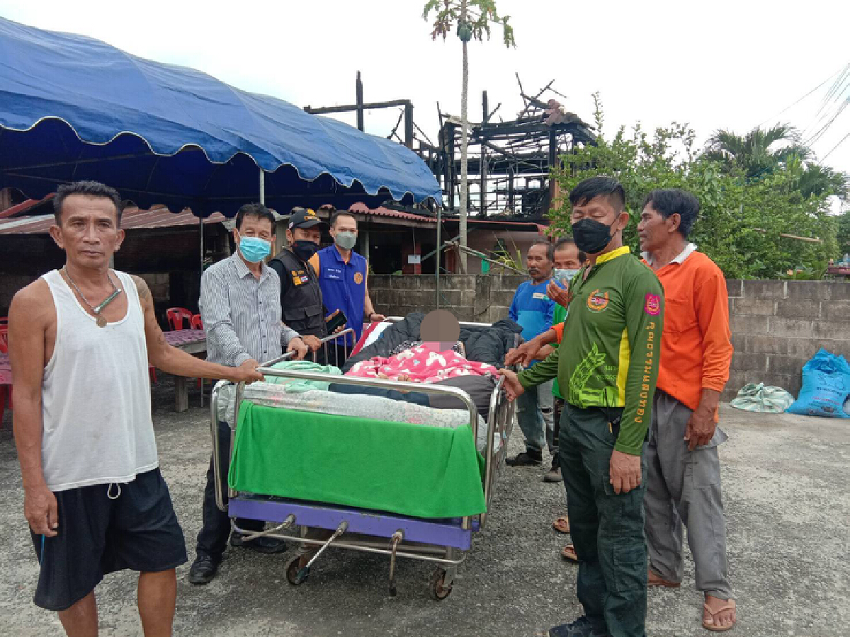 ไฟไหม้วอด-ช่วย3คนพิการรอดกองเพลิงหวุดหวิด