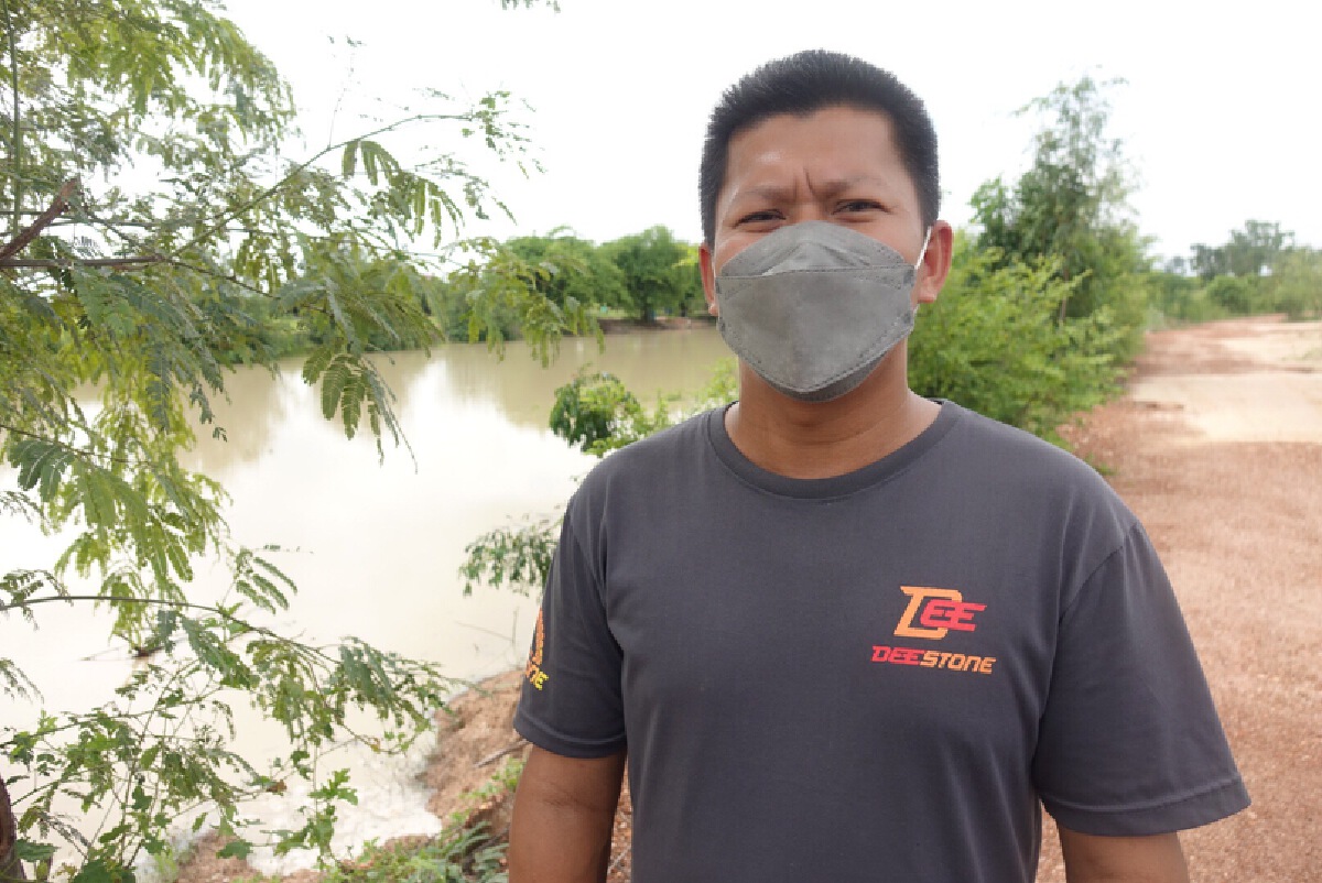 ชาวบ้านแตกตื่น-พบจระเข้ในอ่างเก็บน้ำท่าดินแดง
