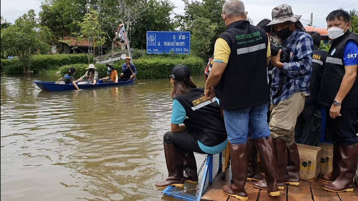 น้ำลำเชียงไกรทะลักท่วมด่านขุนทด บ้านเรือนได้รับผลกระทบนับร้อย
