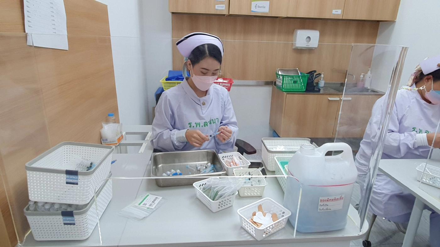 รพ.ลานนาฉีดซิโนฟาร์มให้พระสงฆ์1,500รูป