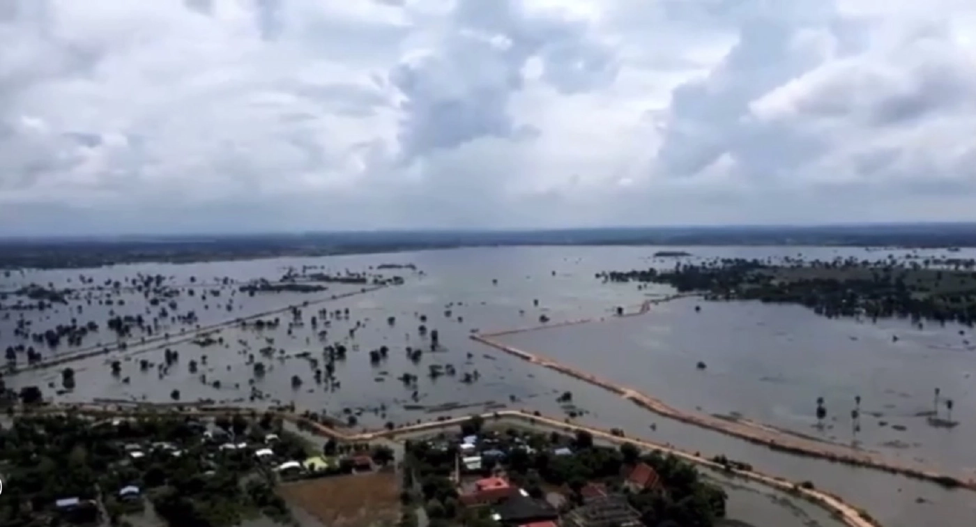 ด่านขุนทดท่วมหนักในรอบ 10 ปีผวาอิทธิพลพายุเตี้ยนหมู่ (คลิป)