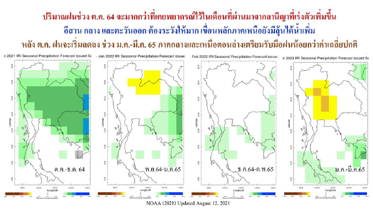 รศ.ดร.วิษณุ เผย ลานีญา เร่งกำลังเพิ่มขึ้น เตือน ฝนกระหน่ำทั่วไทยก.ย.-ต.ค.