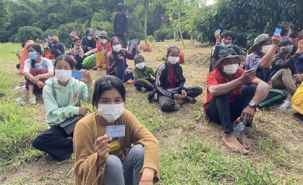 จับรวดเดียว 48 คนชาวกัมพูชาลักลอบข้ามแดน