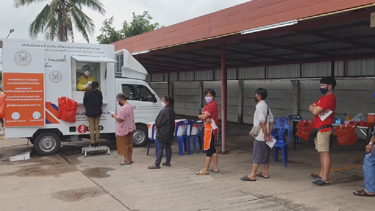 เร่งตรวจ400รายตลาดไทยศิริ3หลังพบแม่ค้าติดโควิดแล้ว2ราย