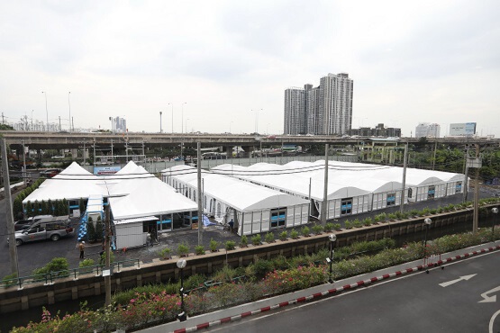 เตรียมพร้อมโรงพยาบาลสนาม ICU สำหรับผู้ป่วยโควิด-19 ระดับสีแดง