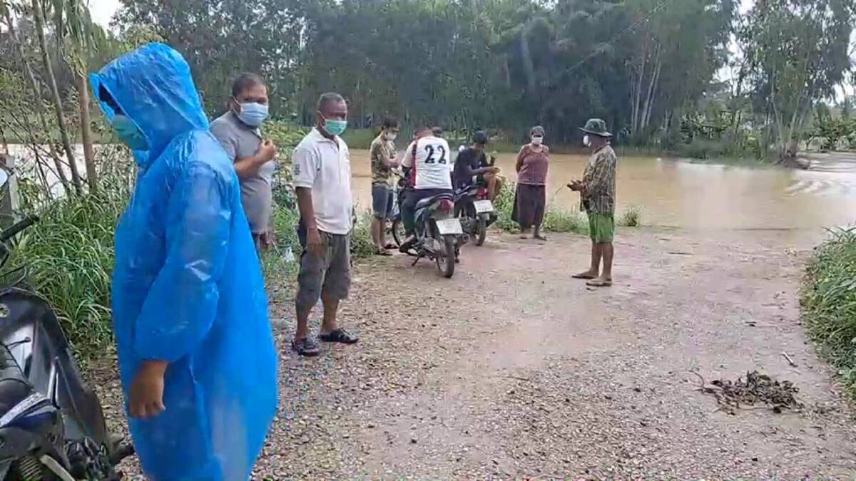 พ่อเฒ่าวัย 62 ปี ถูกน้ำป่าซัดตกสันฝายจมน้ำเสียชีวิต