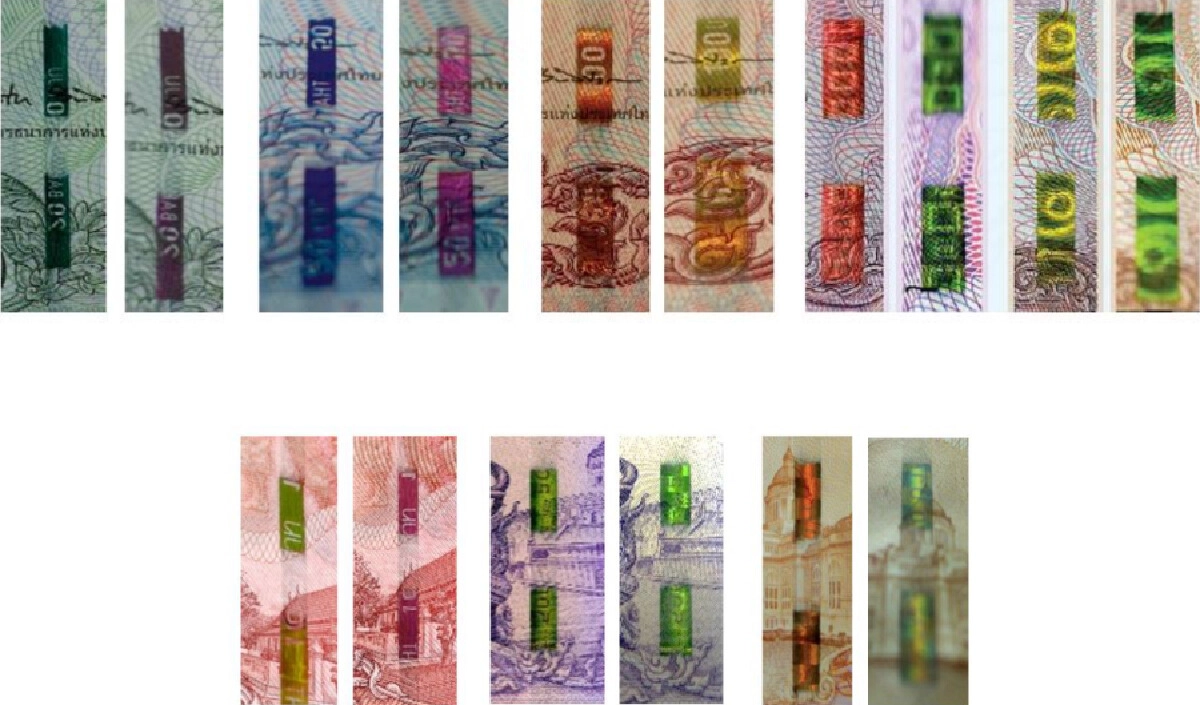 วิธีเช็ก "แบงก์ปลอม" ง่ายๆ ต้องดูให้ดีที่ "แถบสีในเนื้อกระดาษ"