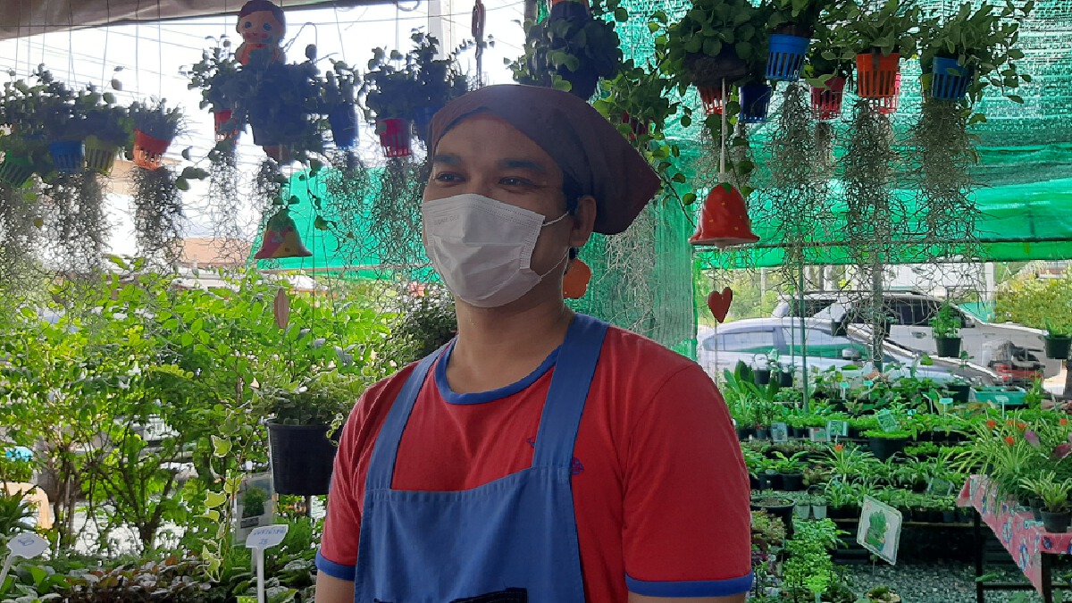 ร้านอาหารปรับตัวรับคลายล็อกขายต้นไม้มงคลสร้างรายได้เสริม