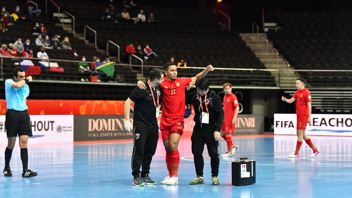 หมออัปเดตอาการ "มูฮัมหมัด อุสมานมูซา" หลังเจ็บจากเกมดวลโซโลมอน