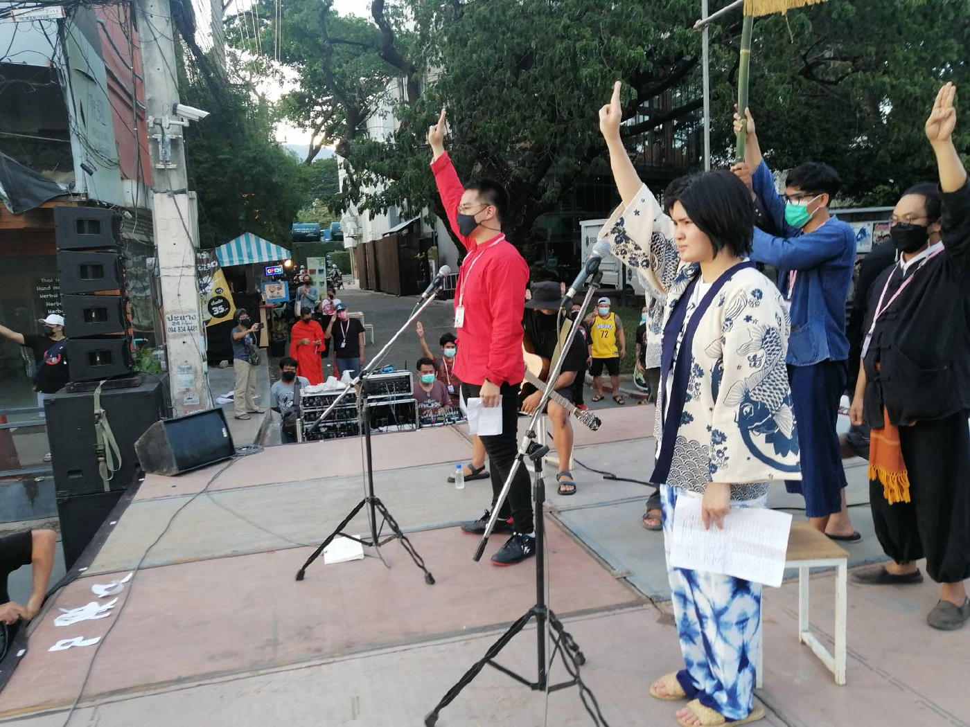 “ไฮโซลูกนัท”บุกนำคาร์ม็อบเชียงใหม่-ขอโทษเสื้อแดง